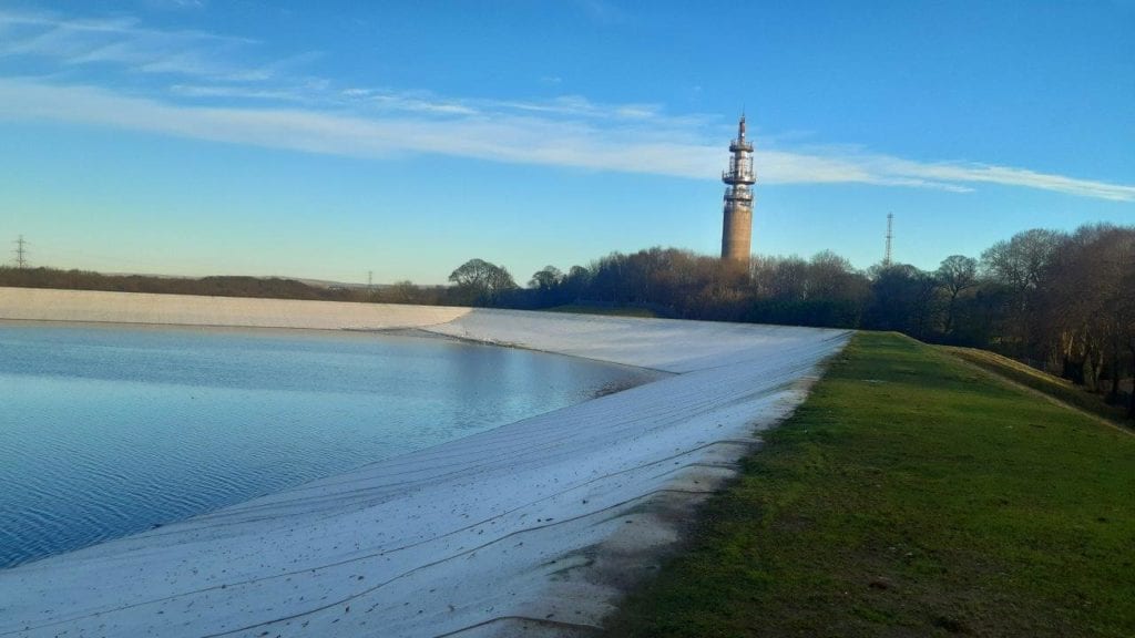 Photo of a large lake in a public park